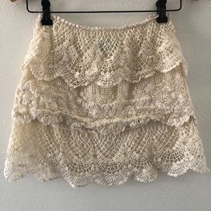 Lace Crochet Tube Top